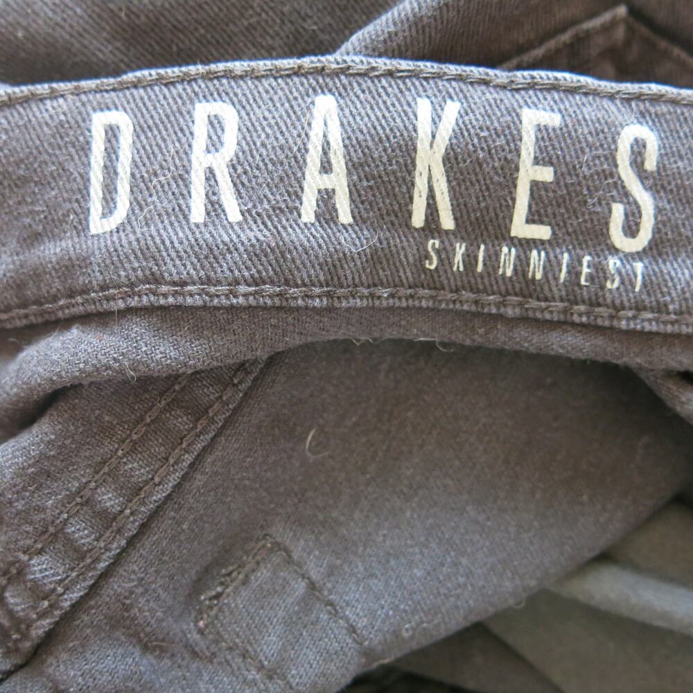 BULLHEAD DRAKES Skinniest Black Jeans Size 31x32 Men Skater Streetwear PacSun - Picture 9 of 10